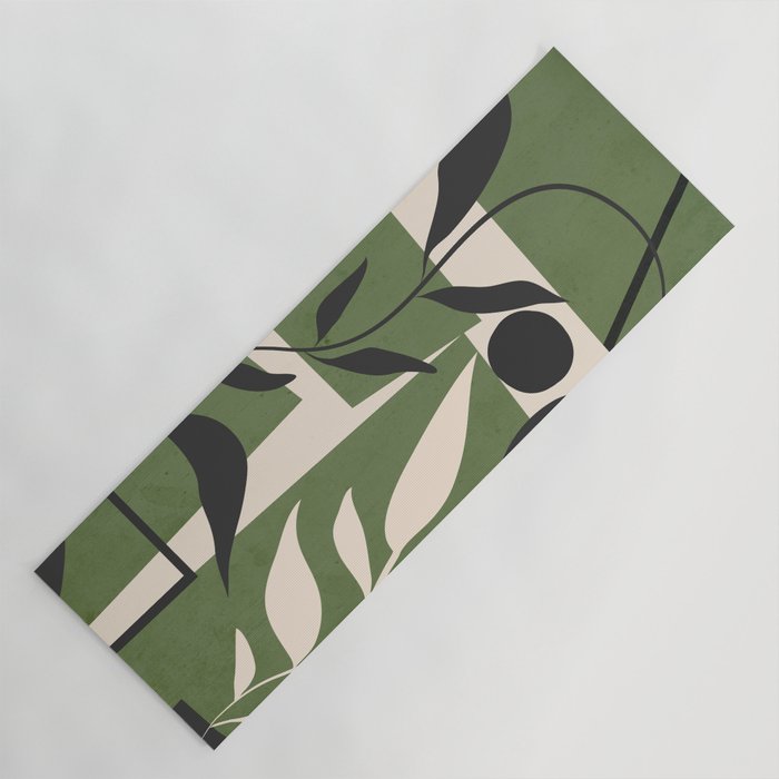 Abstract Foliage 4 Yoga Mat Gallery Image 1
