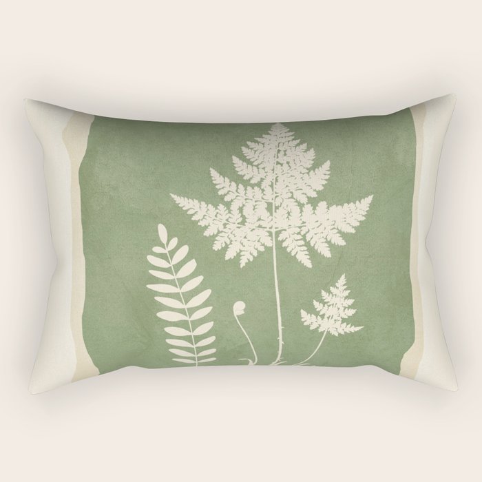 Leaf Design 16 Rectangular Pillow Gallery Image 1
