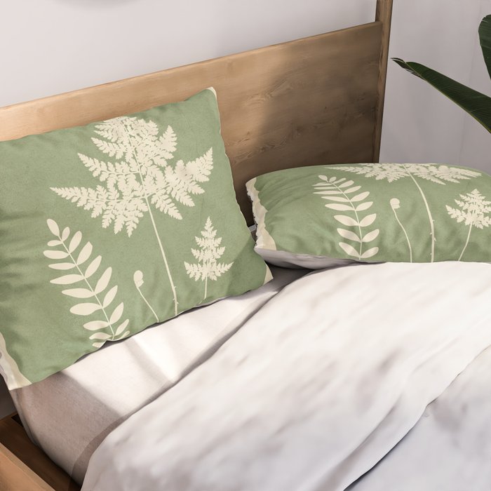 Leaf Design 16 Pillow Sham Gallery Image 2