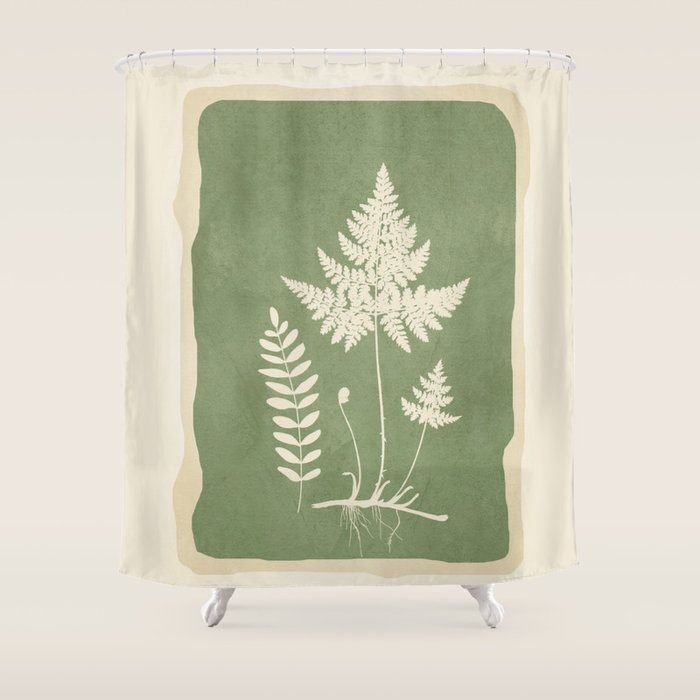 Leaf Design 16 Shower Curtain Gallery Image 1