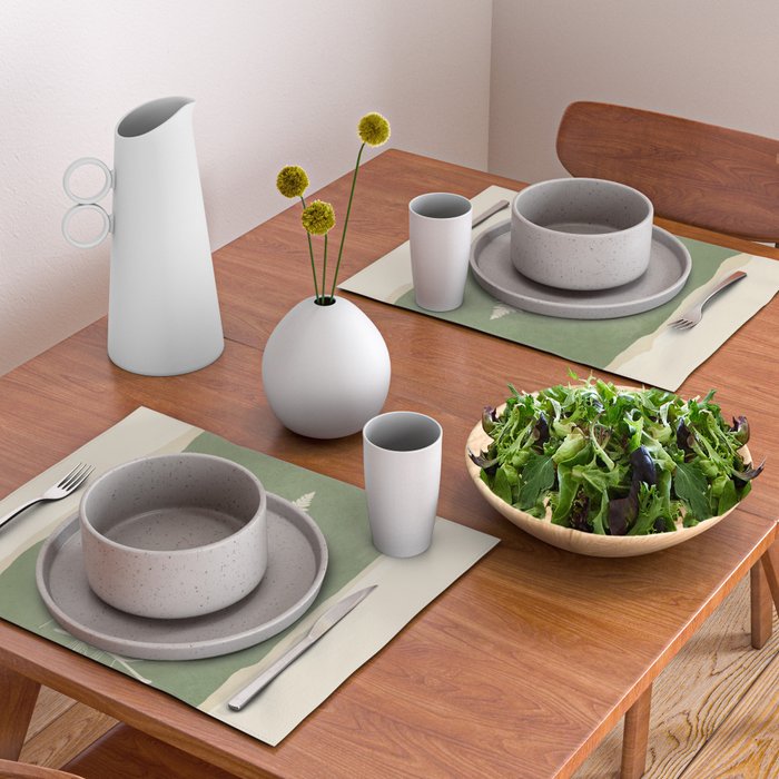 Leaf Design 16 Placemat Gallery Image 2