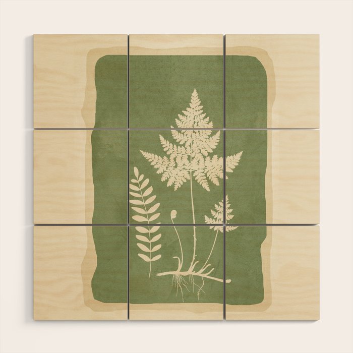 Leaf Design 16 Wood Wall Art Gallery Image 1