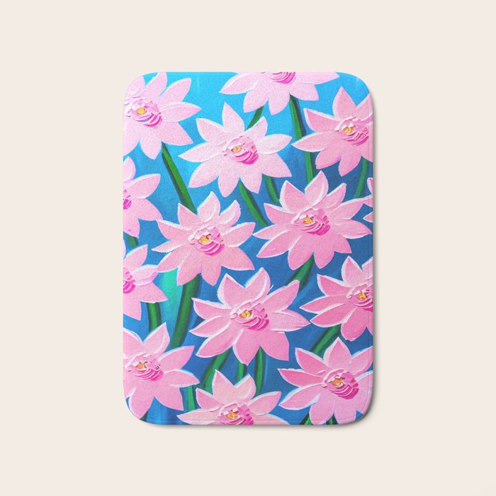 Osaka: Flower Market 03 Bath Mat Gallery Image 1