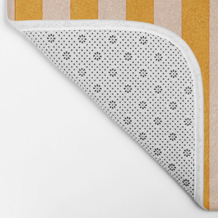 STRIPES 001 J - Honey Bath Mat Gallery Image 2