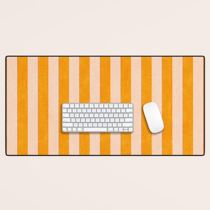 STRIPES 001 J - Honey Desk Mat Gallery Image 1