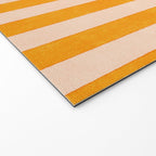 STRIPES 001 J - Honey Welcome Mat Gallery Image 2