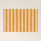 STRIPES 001 J - Honey Welcome Mat Gallery Image 1