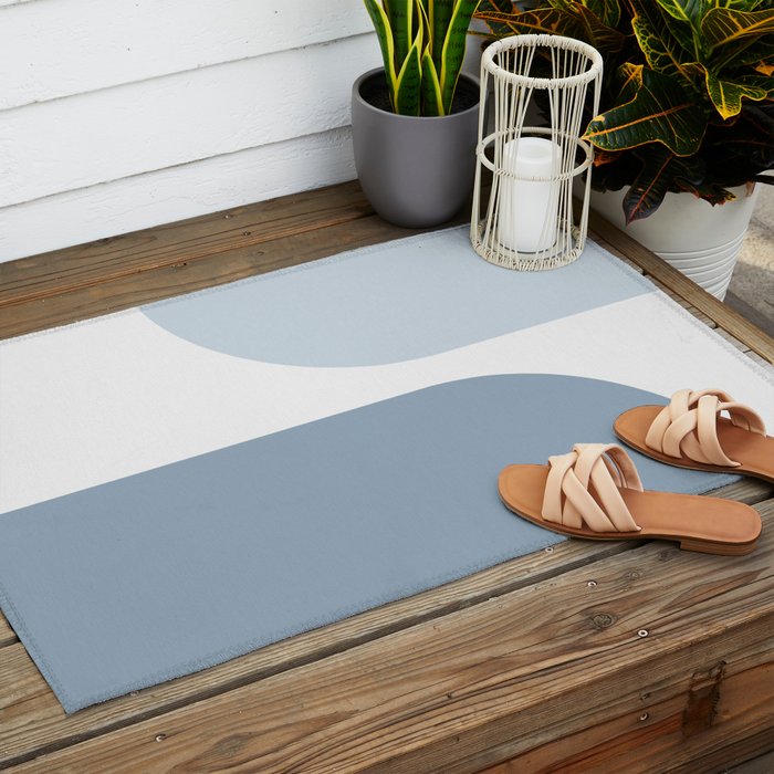 Modern Minimal Arch Abstract XXV Outdoor Rug Gallery Image 2