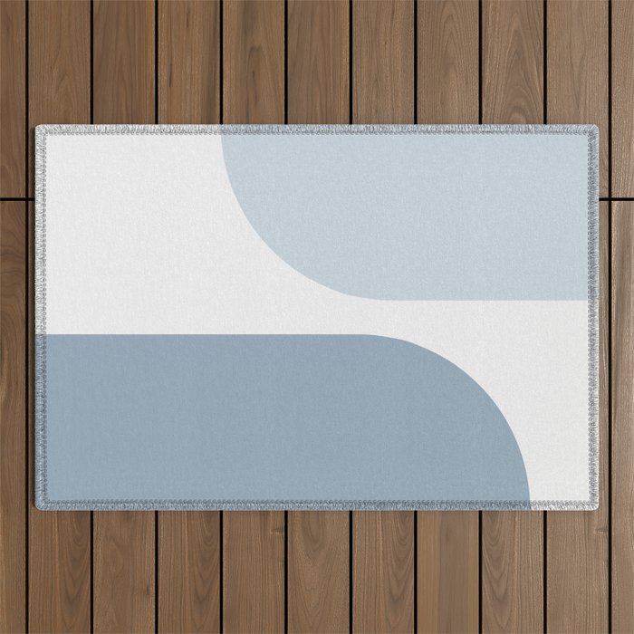 Modern Minimal Arch Abstract XXV Outdoor Rug Gallery Image 1