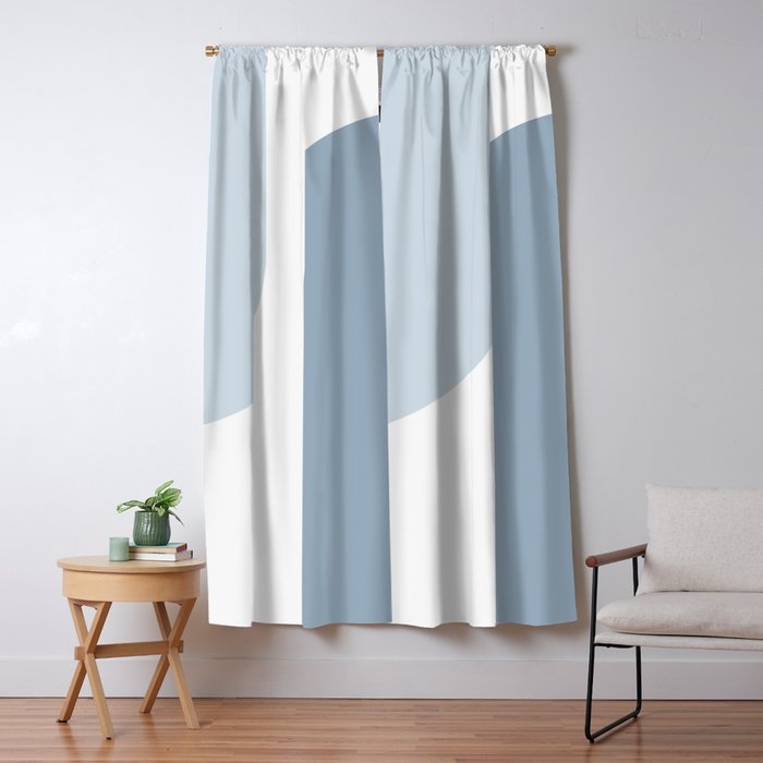 Modern Minimal Arch Abstract XXV Window Curtain Gallery Image 1