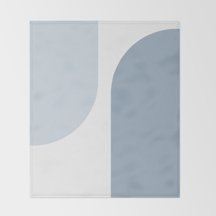 Modern Minimal Arch Abstract XXV Throw Blanket Gallery Image 2