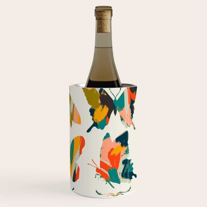 colorful butterflies Wine Chiller Gallery Image 3