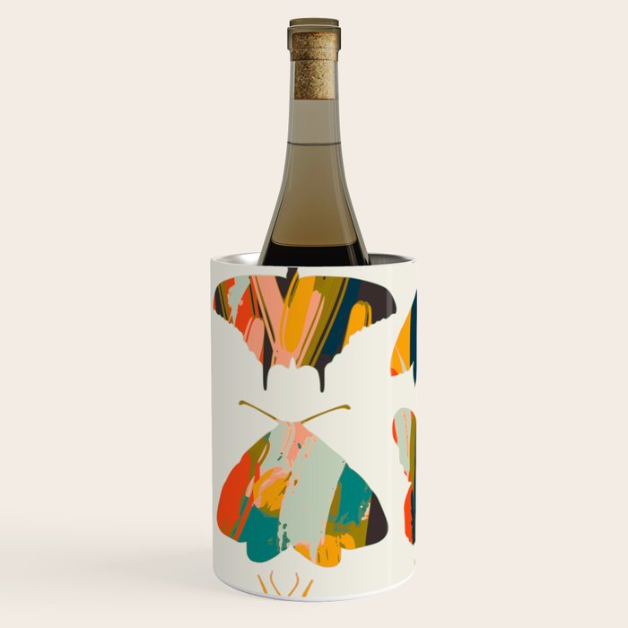 colorful butterflies Wine Chiller Gallery Image 2