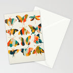 colorful butterflies Stationery Card Gallery Image 2