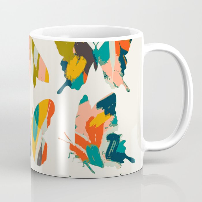 colorful butterflies Coffee Mug Gallery Image 1