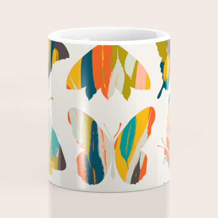 colorful butterflies Coffee Mug Gallery Image 4