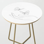 Butterflies on the Palm of the Hand Side Table Gallery Image 2