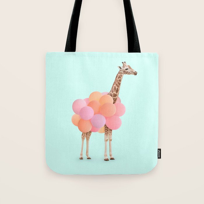 GIRAFFE PARTY Tote Bag Gallery Image 1