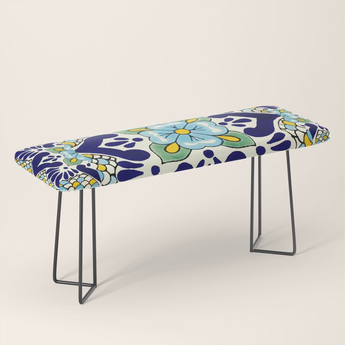 talavera mexican tile Bench Gallery Image 1