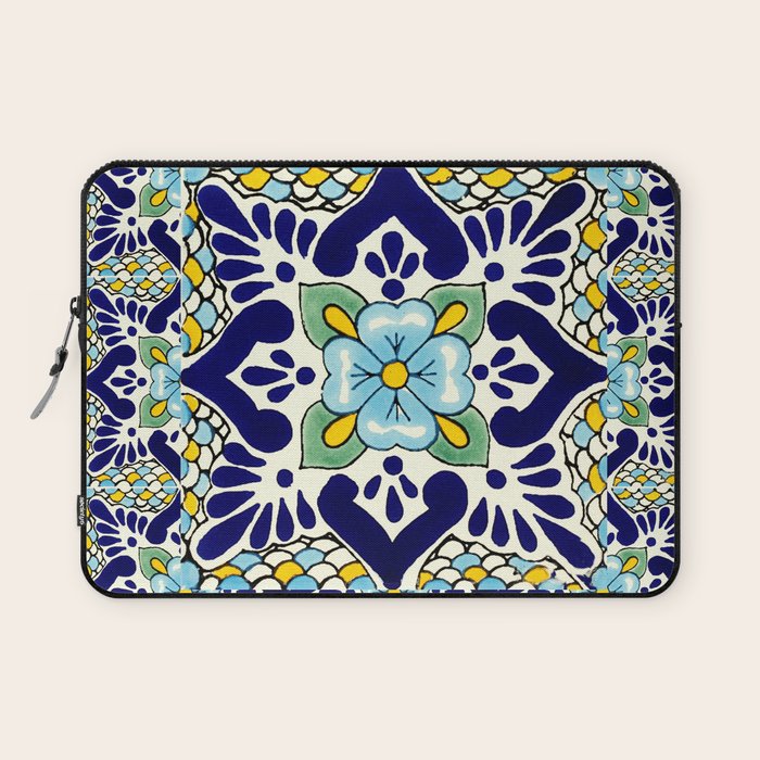 talavera mexican tile Laptop Sleeve Gallery Image 1
