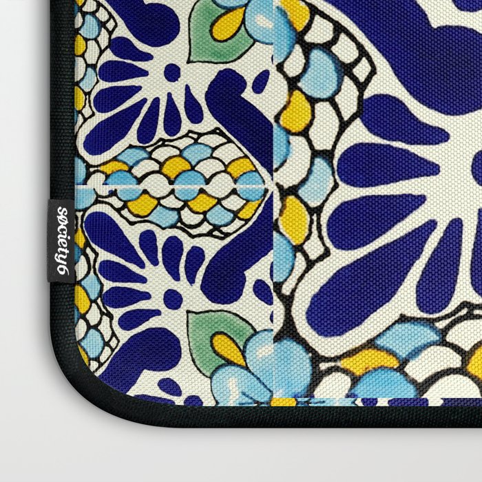 talavera mexican tile Laptop Sleeve Gallery Image 3