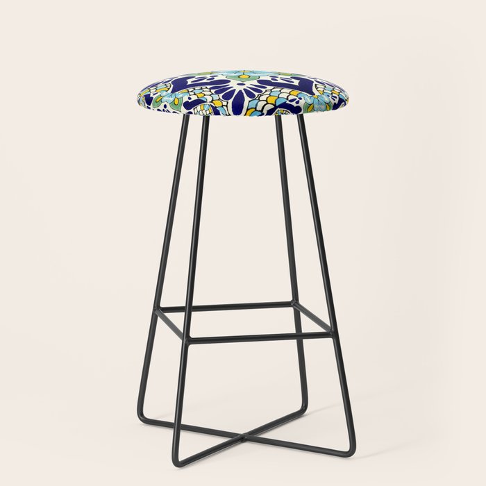 talavera mexican tile Stool Gallery Image 1