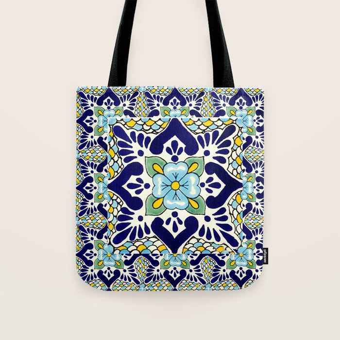 talavera mexican tile Tote Bag Gallery Image 1