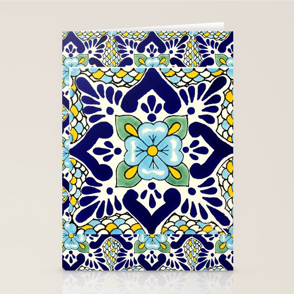 talavera mexican tile Stationery Card Gallery Image 2