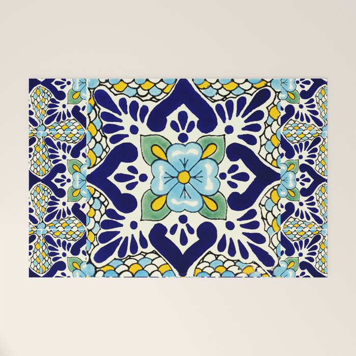 talavera mexican tile Welcome Mat Gallery Image 1