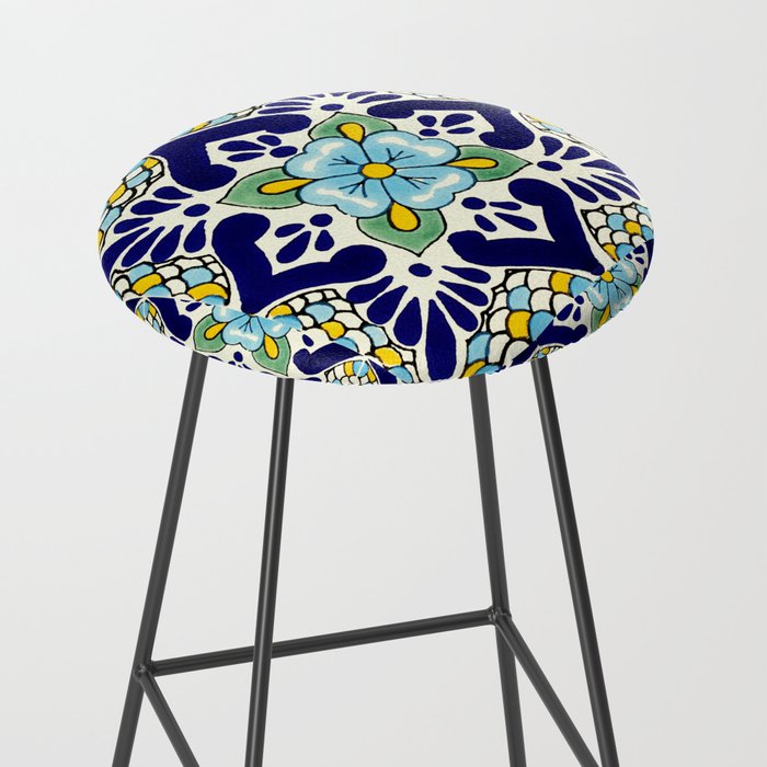 talavera mexican tile Stool Gallery Image 2
