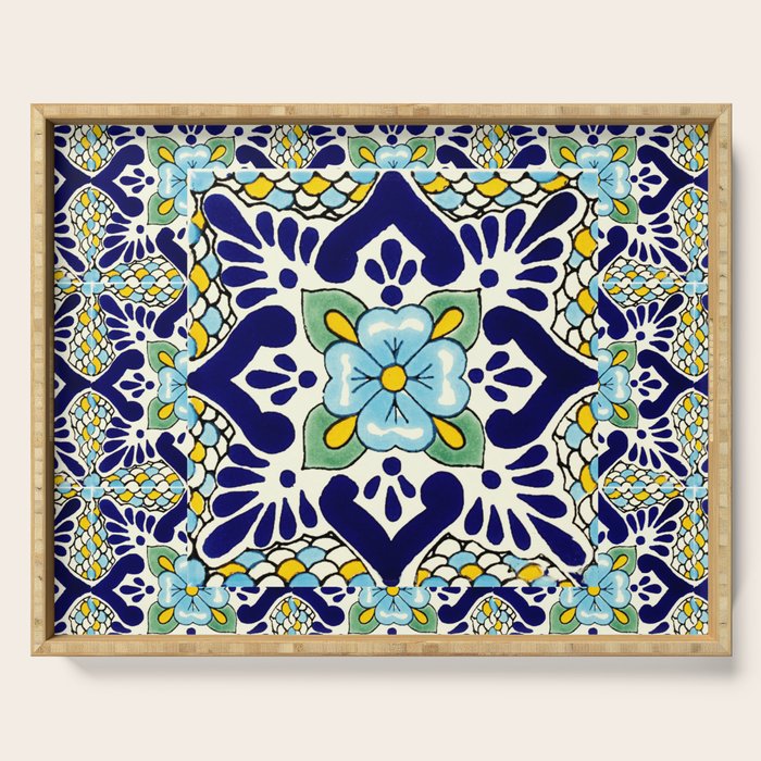 talavera mexican tile Serving Tray Gallery Image 1
