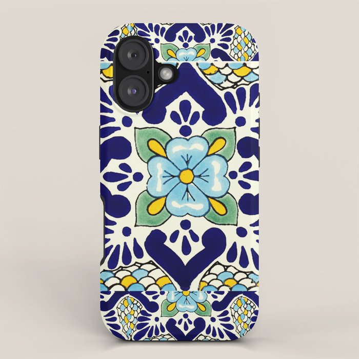 talavera mexican tile iPhone Case Gallery Image 1