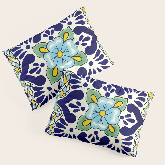 talavera mexican tile Pillow Sham Gallery Image 1