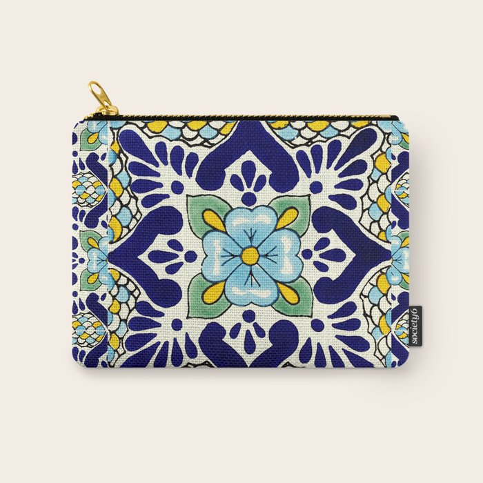 talavera mexican tile Carry All Pouch Gallery Image 1