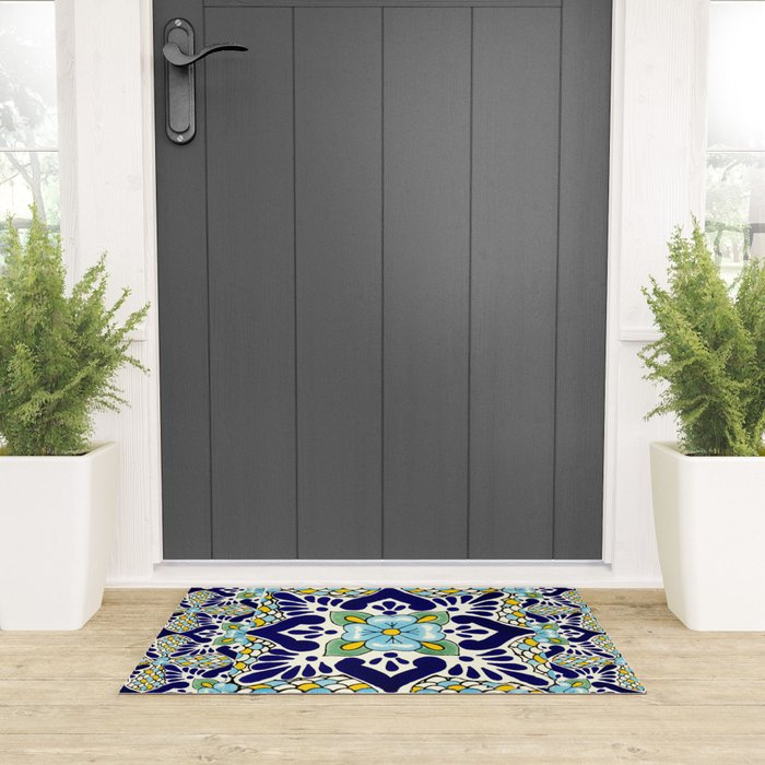 talavera mexican tile Welcome Mat Gallery Image 3