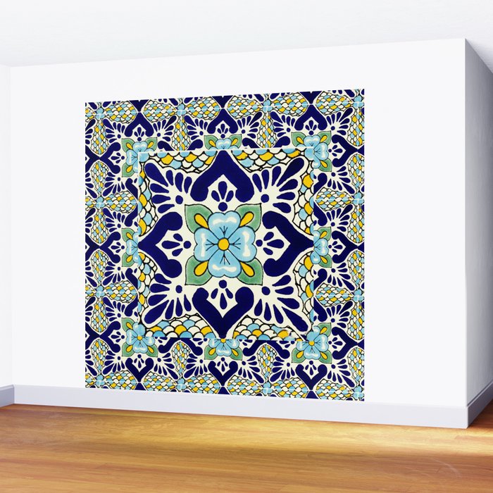 talavera mexican tile Wall Mural Gallery Image 2