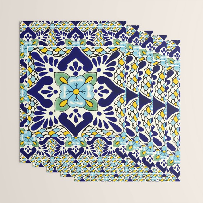 talavera mexican tile Wrapping Paper Gallery Image 3