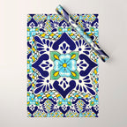 talavera mexican tile Wrapping Paper Gallery Image 1