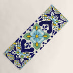 talavera mexican tile Yoga Mat Gallery Image 1