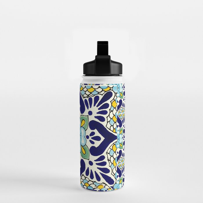 talavera mexican tile Water Bottle Gallery Image 2