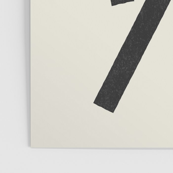 Lines Misaligned - Black and White Poster Gallery Image 3