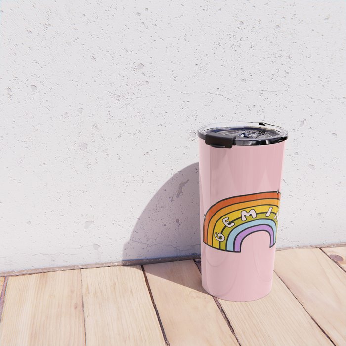 Gemini Rainbow Travel Mug Gallery Image 4