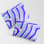 lavender zebra stripes Pillow Sham Gallery Image 3