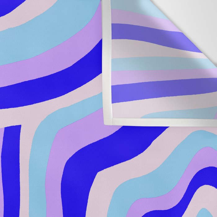 lavender zebra stripes Wall Tapestry Gallery Image 3