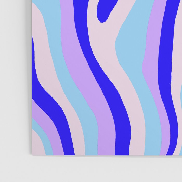 lavender zebra stripes Poster Gallery Image 3
