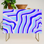 lavender zebra stripes Credenza Gallery Image 1