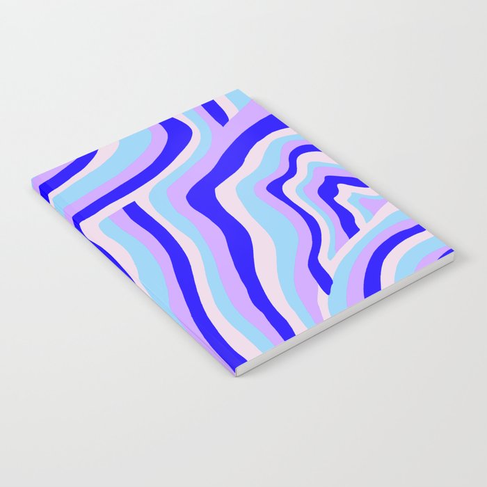 lavender zebra stripes Notebook Gallery Image 1