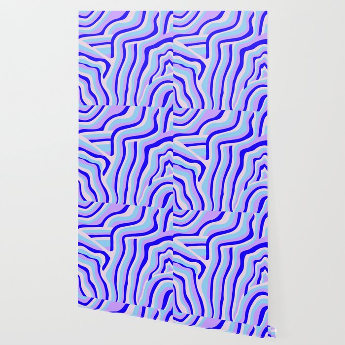 lavender zebra stripes Wallpaper Gallery Image 2