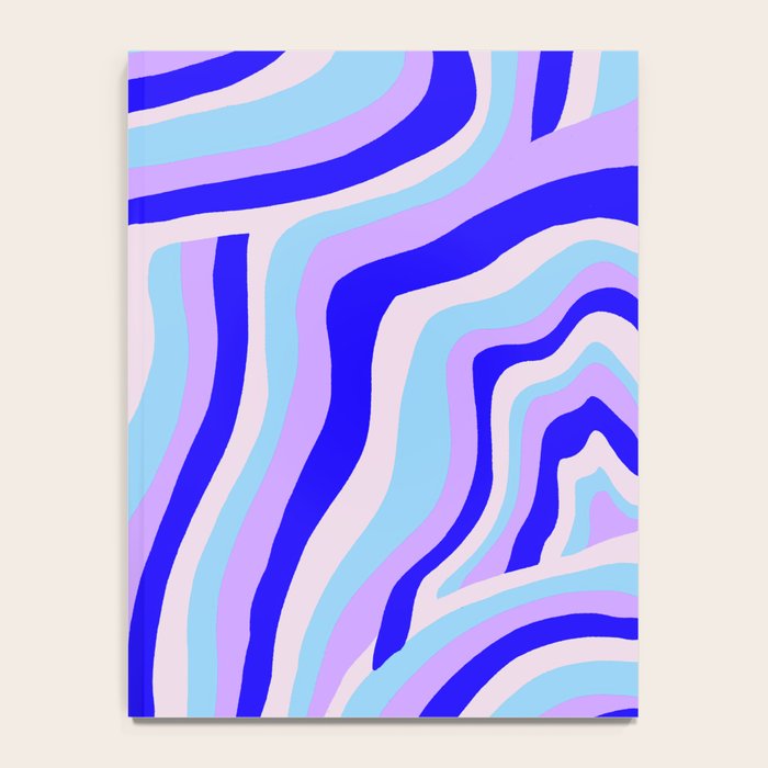 lavender zebra stripes Notebook Gallery Image 4