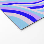 lavender zebra stripes Welcome Mat Gallery Image 2